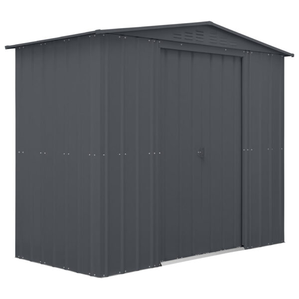 Gable Roof Shed, 8 X 4 Ft, Double Sliding Doors, Woodland Grey