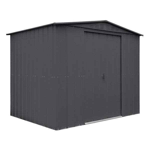 Gable Roof Shed, 8 X 6 Ft, Double Sliding Doors, Woodland Grey