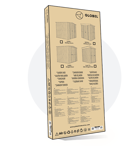 Flat packed carton