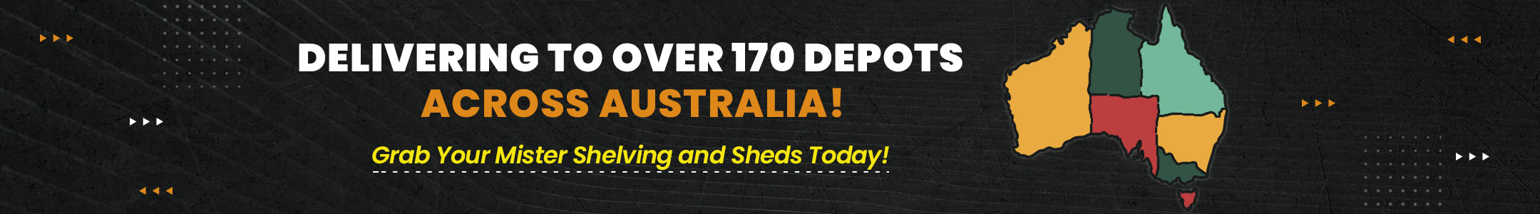 Delivering to over 170 depots across Australia
