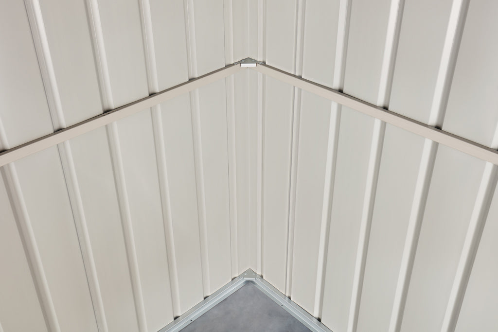 Gable Roof Shed, 8 X 5 Ft, Double Sliding Doors, Woodland Grey